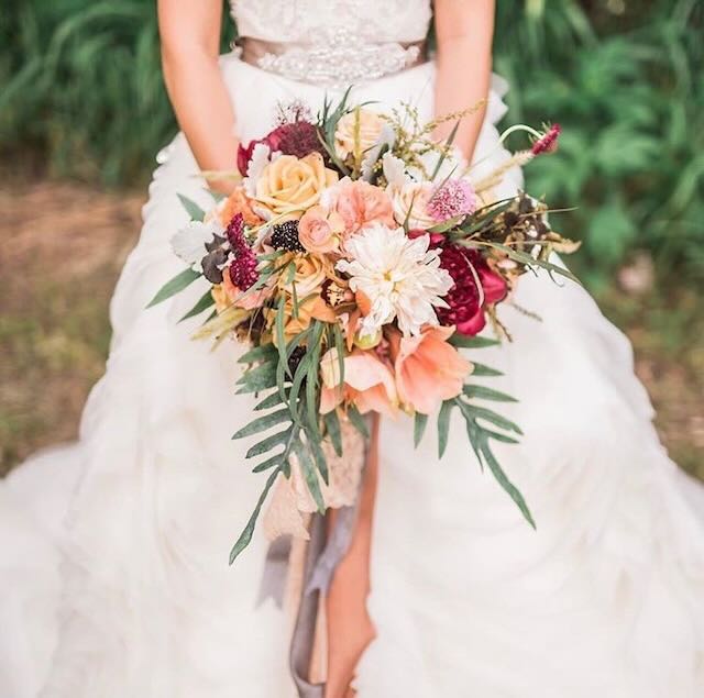 Bride Holding Bouquet
